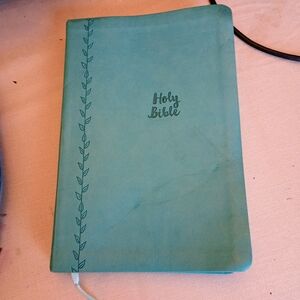 Montana West Teal Holy Bible Cover Comes With Bible